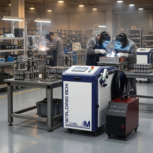 Máquina de Soldadura Láser Portátil 5 en 1 con Modo de Batería y Alimentador de Alambre para Intercambiadores de Calor de Litio y Condensadores, Integrada y Portátil - Product Image 1