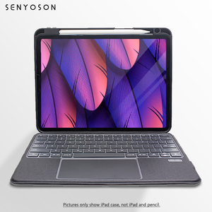 Syx สำหรับ <span class=keywords><strong>iPad</strong></span> Pro 11นิ้ว <span class=keywords><strong>Air</strong></span> <span class=keywords><strong>4</strong></span> & 5ช่องเสียบปากกาพิมพ์หน้าจอสำหรับสำนักงาน & เล่นเกมคีย์บอร์ดไร้สายพร้อมเคสป้องกัน - Product Image 6