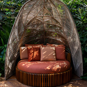 Chaises longues d'extérieur, mobilier de bord de piscine, lit de jour en <span class=keywords><strong>aluminium</strong></span>, mobilier de patio, chaise longue en corde, lit de repos en métal, mobilier d'extérieur, lit de soleil - Product Image 5