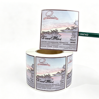 Etiquetas Adhesivas Personalizadas de Alta Gama para Botellas de Vino/Whisky/Cerveza, Resistentes al Agua y con Adhesivo Fuerte