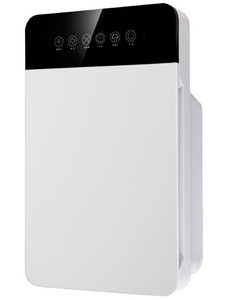 Purificateur d'air portable adapté aux grandes pièces familiales, filtre H13 avec lumière UV et affichage PM2.5, silencieux à 25 dB, élimine 99,97 % des particules. - Product Image 2