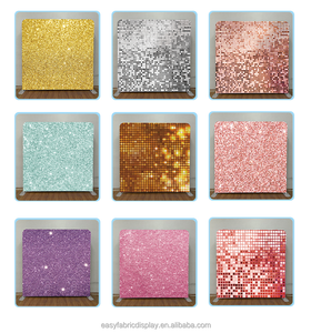 ฉากหลังผ้าแบบยืดหยุ่นลายเลื่อมสีเงิน สำหรับจัดแสดงภาพถ่าย พกพาสะดวก เหมาะสำหรับงานอีเว้นท์ <span class=keywords><strong>นิทรรศการ</strong></span> พับเก็บได้ - Product Image 5