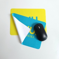 Tapis de souris multifonction en microfibre antidérapant en silicone avec designs personnalisés 3 en 1