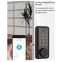 Tuya App Afstandsbediening Deurvergrendeling Sleutels Vingerafdruk Digitale Huis Elektronische Slimme Deurvergrendeling