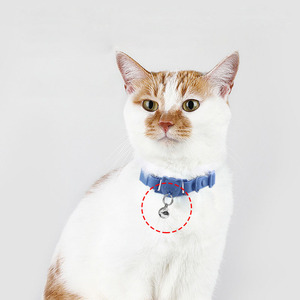 <span class=keywords><strong>Collar</strong></span> de gato bonito con logotipo personalizado en stock, <span class=keywords><strong>collar</strong></span> de gato impermeable de PVC con correa recubierta separable y campana - Product Image 5