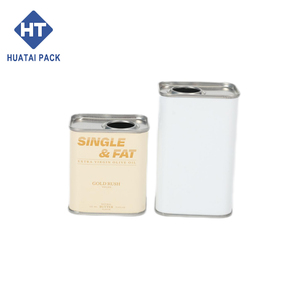 <span class=keywords><strong>Prix</strong></span> d'usine – Boîte métallique vide pour huile d'olive, format carré F-style, 250 ml et 350 ml, pour emballage d'huile de cuisson - Product Image 3