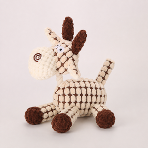 Wholesale Silicat Eco-Friendly <b>Plush</b> Dog Chew Toy with Rope and Cartoon Pattern - Product Image 3