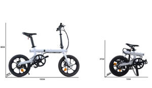 Hottech E Mint Bike 16 pulgadas Mini plegable eléctrico + bicicleta 250W 36V bicicleta eléctrica plegable Ebike rueda de radios - Product Image 2