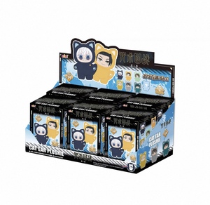100% ban đầu 6 cái/hộp jujutsu kaijuu Mèo Tai đồ chơi sang trọng hộp mù Vinyl Mặt treo búp bê dễ thương sưu tập quà tặng trẻ em - Product Image 1