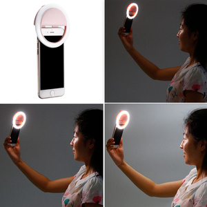 Anillo <span class=keywords><strong>de</strong></span> luz LED con 3 modos para selfis, Mini anillo <span class=keywords><strong>de</strong></span> luz LED con cámara recargable para teléfono móvil, 2022 - Product Image 3