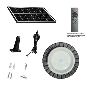 Lampe suspendue solaire à <span class=keywords><strong>détecteur</strong></span> <span class=keywords><strong>de</strong></span> <span class=keywords><strong>mouvement</strong></span> 244 LED avec télécommande pour abris et granges, 5 modes, étanche IP65 pour cours et camping - Product Image 3