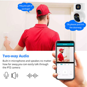 Camera Giám Sát An Ninh Trong Nhà Tuya Tự Động Theo Dõi Cuộc Sống Thông Minh Không Dây Camera IP PTZ Wifi Ống Kính Kép 3MP Cho Bé - Product Image 4