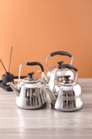 Vente chaude 201 Bouilloires De Cuisine En Acier Inoxydable Polyvalent 1L-8L Tailles pour Café Thé Eau pour Usage Domestique