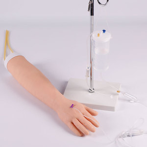 Modelo de Brazo para Entrenamiento de Flebotomía, Almohadilla para Práctica de Inyección IV, Simulación de Venopunción, Infusión y Extracción de <span class=keywords><strong>Sangre</strong></span> para Enseñanza Médica - Product Image 4
