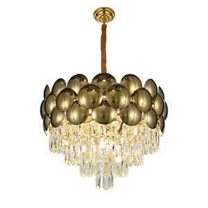 Factory direct price crystal pendant&chandelier lamp good quality pendant crystal light