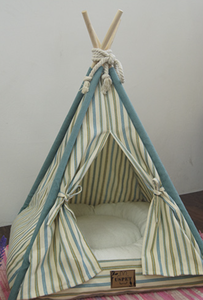 Großhandel Tragbares Haustier-Tipi Wasserdichtes Outdoor-Indoor-Camping Hunde- und Katzen-Strandzelt Waschbar Schlafzelt China Fabrik Lieferungen - Product Image 5