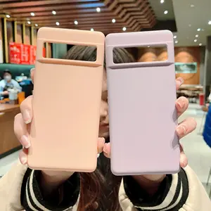 Cho Google Pixel 9 8 7 6 5 Pro 7A 8A 6A trường hợp capa chống sốc ban đầu chất lỏng trở lại Silicone TPU mềm bìa cho pixel 8 Pro fundas