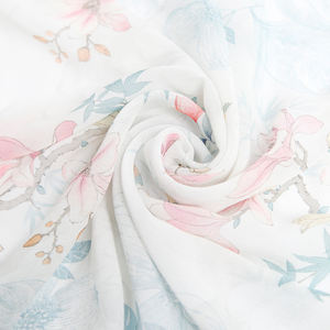 Sensación natural diseño italiano de moda tela de lino puro digital <span class=keywords><strong>PRT</strong></span> mujeres adecuado para bufanda hometextile - Product Image 1