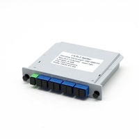 Module de répartiteur optique LGX à cassette PLC 1x4/1x8/1x16 SC/UPC/APC, type enfichable, avec prise en charge POE/GSM/FTP/TCP