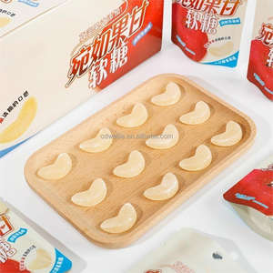 Bonbons gélifiés aux tranches de pomme saines personnalisés, 5% de concentré de pomme, sachet de 53g, fruits, best-seller, vente en gros, OEM, bonbons aux fruits, collations - Product Image 6