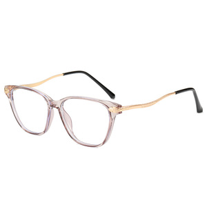 Gafas Cat Eye sin Receta TR90 1907 Anti-Radiación con Bloqueo de Luz Azul, Lentes Transparentes, Unisex, Ópticas - Product Image 4