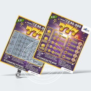 Lotto billets <span class=keywords><strong>de</strong></span> loterie carte à gratter conception gratuite billets à gratter gagnant fabricant <span class=keywords><strong>de</strong></span> cartes à gratter - Product Image 5