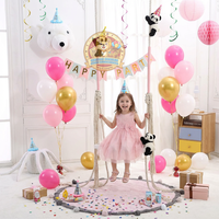 Chaise suspendue en forme d'araignée de style INS pour l'intérieur avec cadre en bois et coussin, idéale pour les enfants, la rentrée scolaire, les fêtes du Nouvel An, jouets