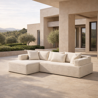 Sink in Comfort Cloud Couch Ecksofa mit Plüsch-Lounge-Charakter, inspiriert vom Cloud-Sofa und modernen Bubble-Sofa