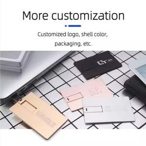 Custom Logo Business Credit Metal Stick Colorful Card <b>Usb</b> Flash <b>Drive</b> - Product Image 4