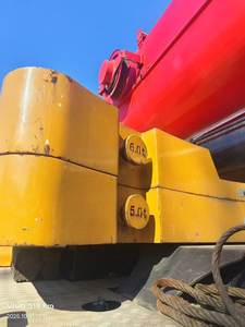 Grue sur chenilles d'occasion Sany STC750T6-1 de 75 tonnes, contrepoids de 24,8 tonnes, 80% neuve, 4 moteurs, boîte de vitesses, moteur, pompe PLC, couverture routière complète - Product Image 5