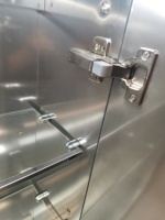 Mini-bar d'hôtel avec évier, design de cuisine modulaire, construction en acier inoxydable 304, respectueux de l'environnement