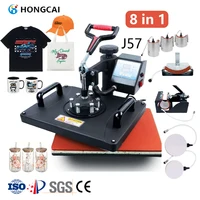 Presse à Chaud 8-en-1 Combo 29x38 avec Contrôle Numérique pour Vêtements, Tasses, Casquettes, Assiettes, Marquage à Chaud et Sublimation