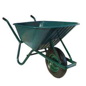 <span class=keywords><strong>Brouette</strong></span> de <span class=keywords><strong>jardin</strong></span> YUANTAI WB641 160 L à 2 roues, <span class=keywords><strong>légère</strong></span> et durable en plastique vert, avec double roue, montage facile - Product Image 5
