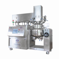 Homogénéisateur sous vide 100l 200l 300l mélangeur émulsifiant machine de fabrication de crème cosmétique mayonnaise