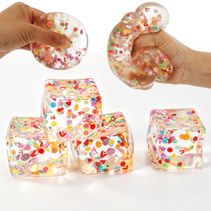 Pelota Antiestrés de Maltosa con Forma de Rodaja de Fruta - Juguete de Descompresión de Rebote Lento para Niños y Adultos - Product Image 4