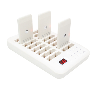 Sistema di Chiamata Wireless per Ospiti CTP302 Bianco, Sistema Pager Coaster con 16 Ricevitori Vibranti, Dispositivo di Chiamata per Caffetterie - Product Image 5