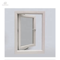 Fabricante Líder en China de Ventanas de Vinilo de Repuesto, Ventana Abatible de Doble Hoja con Perfil de PVC, Ventana y Puerta de UPVC