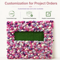 Mur d'hortensias artificiels violets, 1 pièce, décor de fleurs pour mariage, plantes de haute qualité, pour Restaurant, hôtel, fête familiale, noël