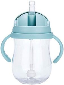 Venta al por mayor con logotipo personalizado, taza para bebés, tapa a prueba de fugas, taza de agua de entrenamiento para niños pequeños, vasos de plástico a granel, tipo pajita, agua corriente - Product Image 4