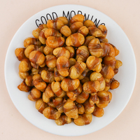 Collations uniques de fèves cuites au four haut de gamme aux haricots salés croustillants avec une saveur riche, idéales pour les moments de loisirs, emballage en vrac dans des sacs