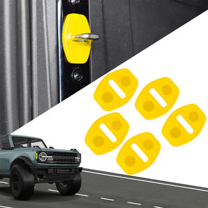Cubierta Decorativa para Cerradura de Puerta Amarilla para Modelos <span class=keywords><strong>Ford</strong></span> F150/<span class=keywords><strong>Bronco</strong></span> 2021-2025, Material ABS, Accesorios Decorativos Exteriores - Product Image 1