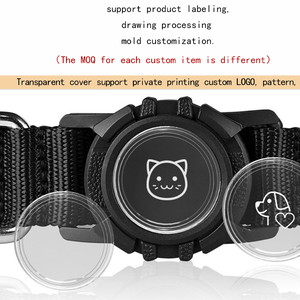 <span class=keywords><strong>Collar</strong></span> de Perro con Luz de Seguridad LED de Piel Sintética Sólida, Recargable por USB, Ajustable, Impermeable, Protector de Airtag, Nuevo Estilo - Product Image 6