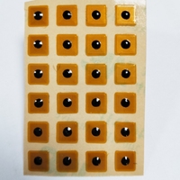 FPC0505 Mini autocollant micro-puce intelligent pour ongles 5mm, étiquette NFC programmable et réinscriptible, anti-métal, fréquence 13.56MHz, étanche, pour hôtel