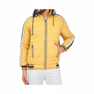 Chaqueta de bombardero de alta calidad para hombre, abrigo de invierno de nuevo diseño con cuello levantado, venta al por mayor, gran oferta - Product Image 1