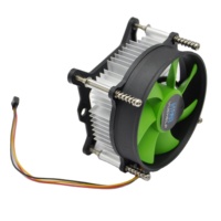 Refroidisseur de processeur en aluminium avec ventilateur de refroidissement compatible Intel 1155/1156 Pentium G