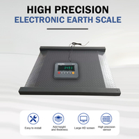 Balance au sol 2T 3T avec rampe Grande plate-forme Balance électronique au sol pour animaux d'élevage Balance à profil bas