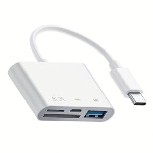 4 in 1 Type C Adapter TF SD Memory Card Reader OTG Writer Compact Flash <b>USB</b>-C for iPad for Xiaomi Other Mobile Phones - Product Image 1