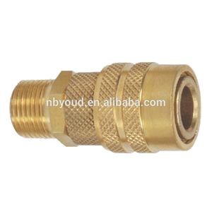 Acoplador rápido de aire de latón tipo americano ISO6150B - Product Image 4
