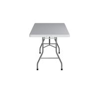 Easy — Table pliante, meuble de pique-nique rectangulaire, en plastique, longue et blanche, à bas prix, pour l'extérieur, OEM