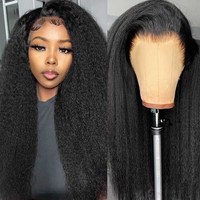 Perruque Humaine Body Wave Transparente HD sans Colle, Dentelle Pré-découpée, Vierge, avec Frontal et Closure, Vente en Gros
